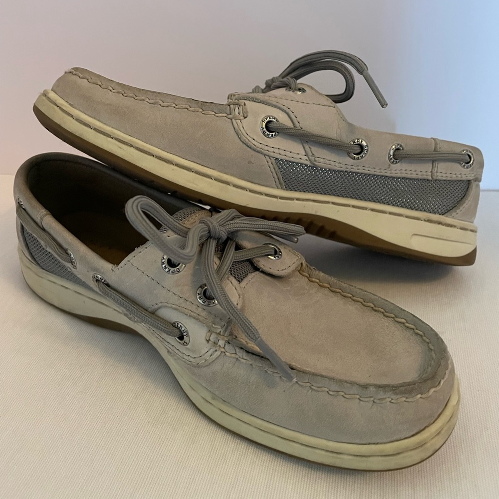 Sperry Boat Shoes Grey Women’s Size 5M